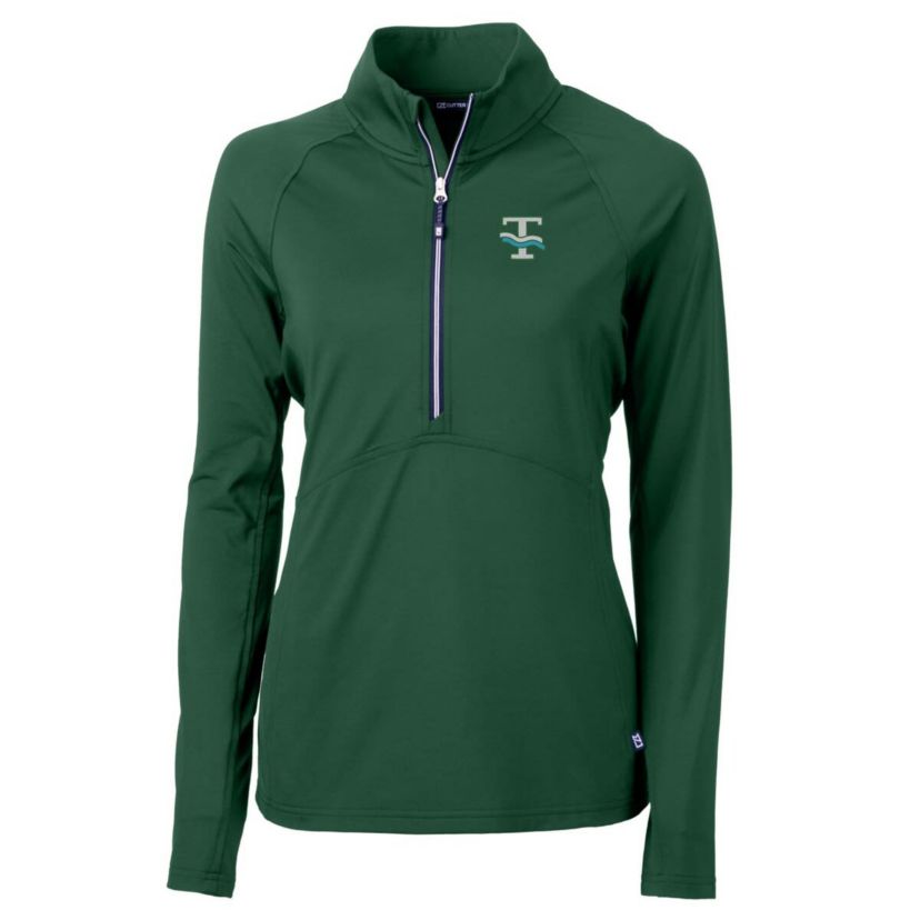 Tulane Green Wave NCAA Tulane Wave Adapt Eco Knit Stretch Recycled Half-Zip Pullover Top