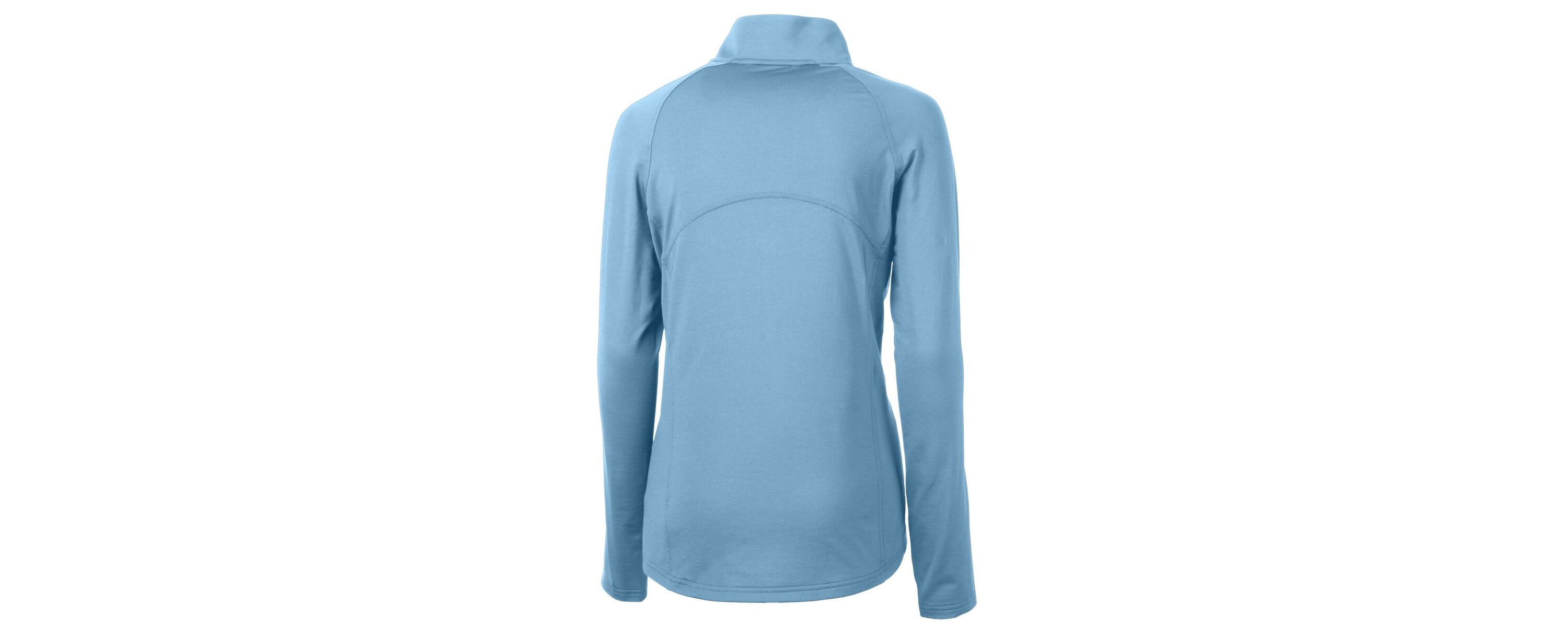 Tulane Green Wave NCAA Light Tulane Wave Adapt Eco Knit Stretch Recycled Half-Zip Pullover Top