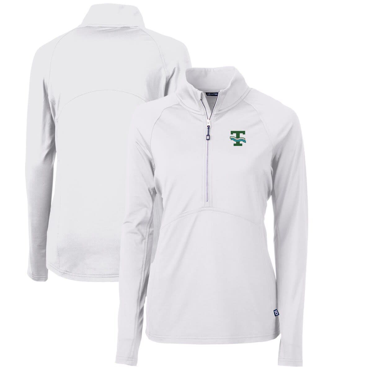 Tulane Green Wave NCAA Tulane Wave Adapt Eco Knit Stretch Recycled Half-Zip Pullover Top