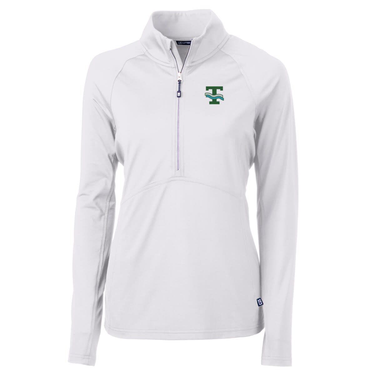 Tulane Green Wave NCAA Tulane Wave Adapt Eco Knit Stretch Recycled Half-Zip Pullover Top