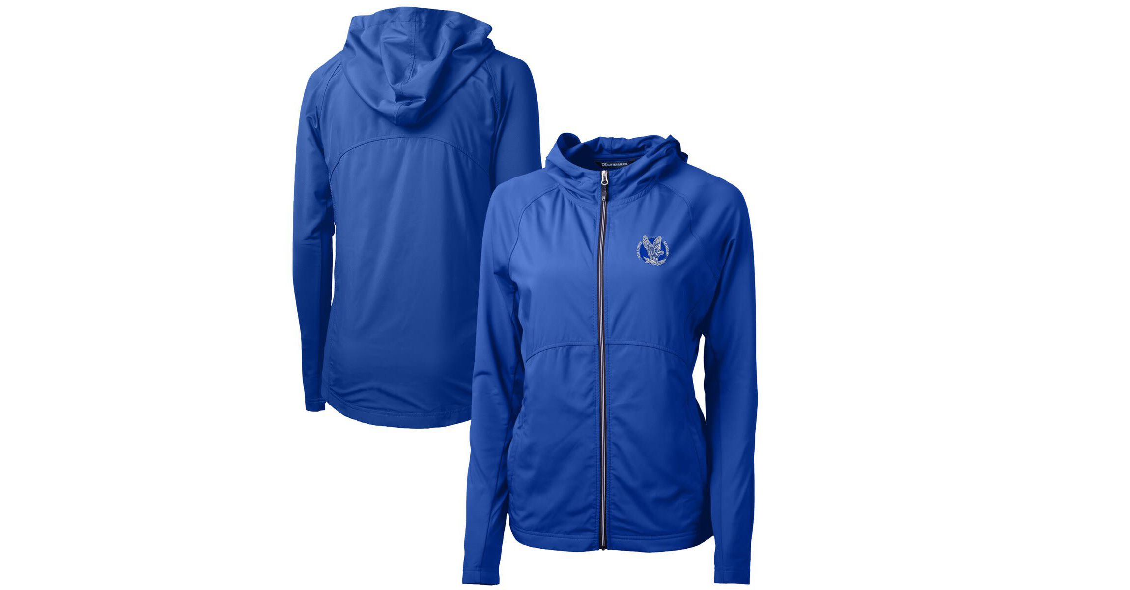 NCAA Air Force Falcons Adapt Eco Knit Hybrid Recycled Full-Zip Hoodie
