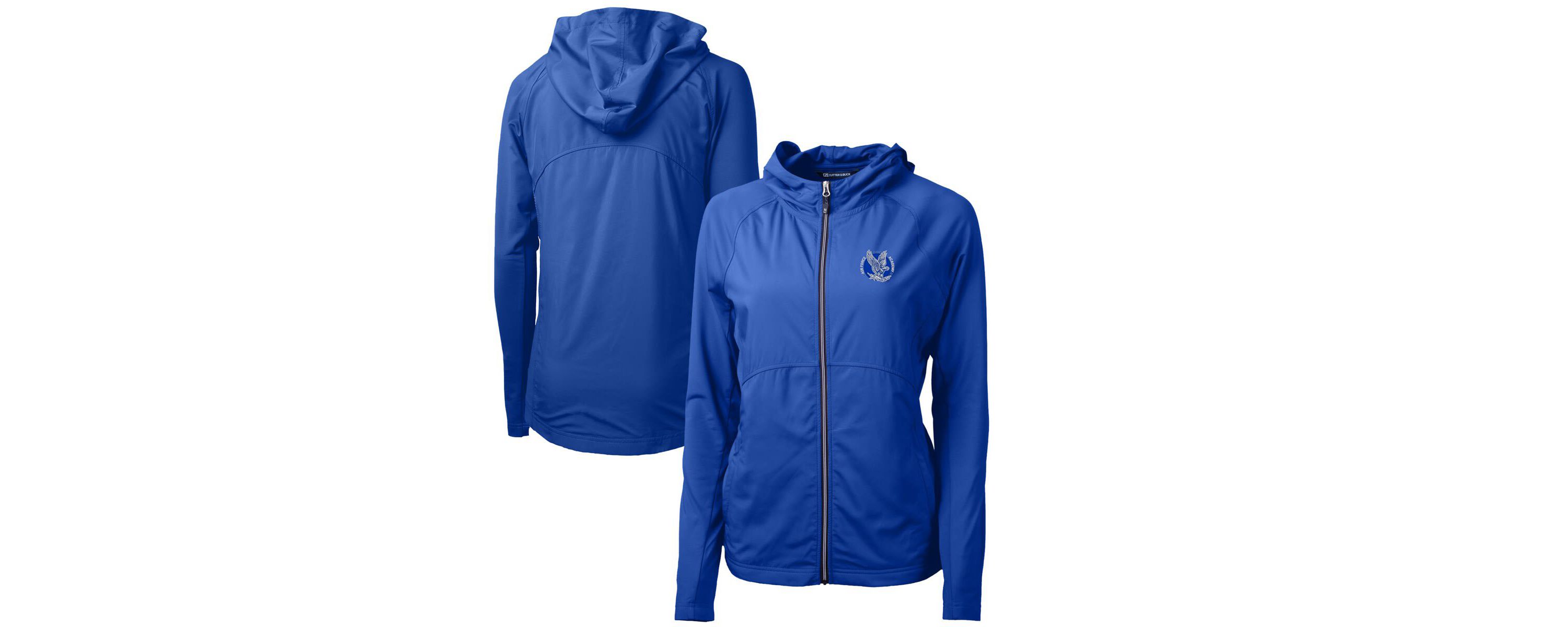 NCAA Air Force Falcons Adapt Eco Knit Hybrid Recycled Full-Zip Hoodie