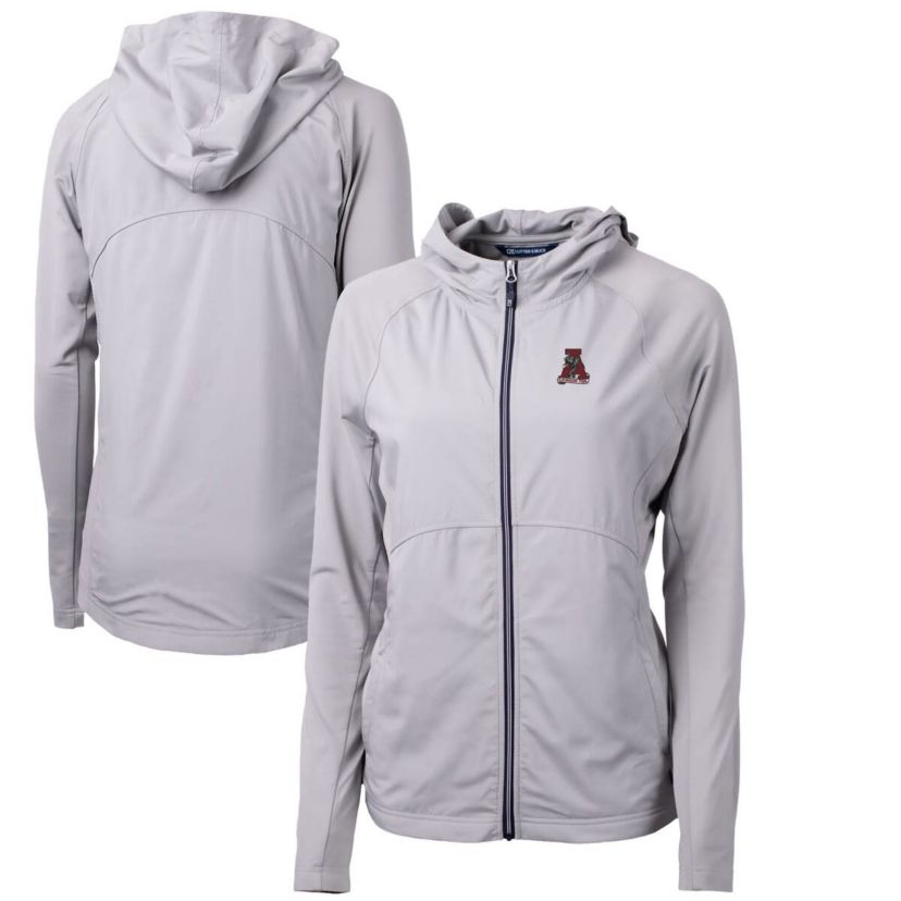 Alabama Crimson Tide NCAA Alabama Tide Adapt Eco Knit Hybrid Recycled Full-Zip Hoodie