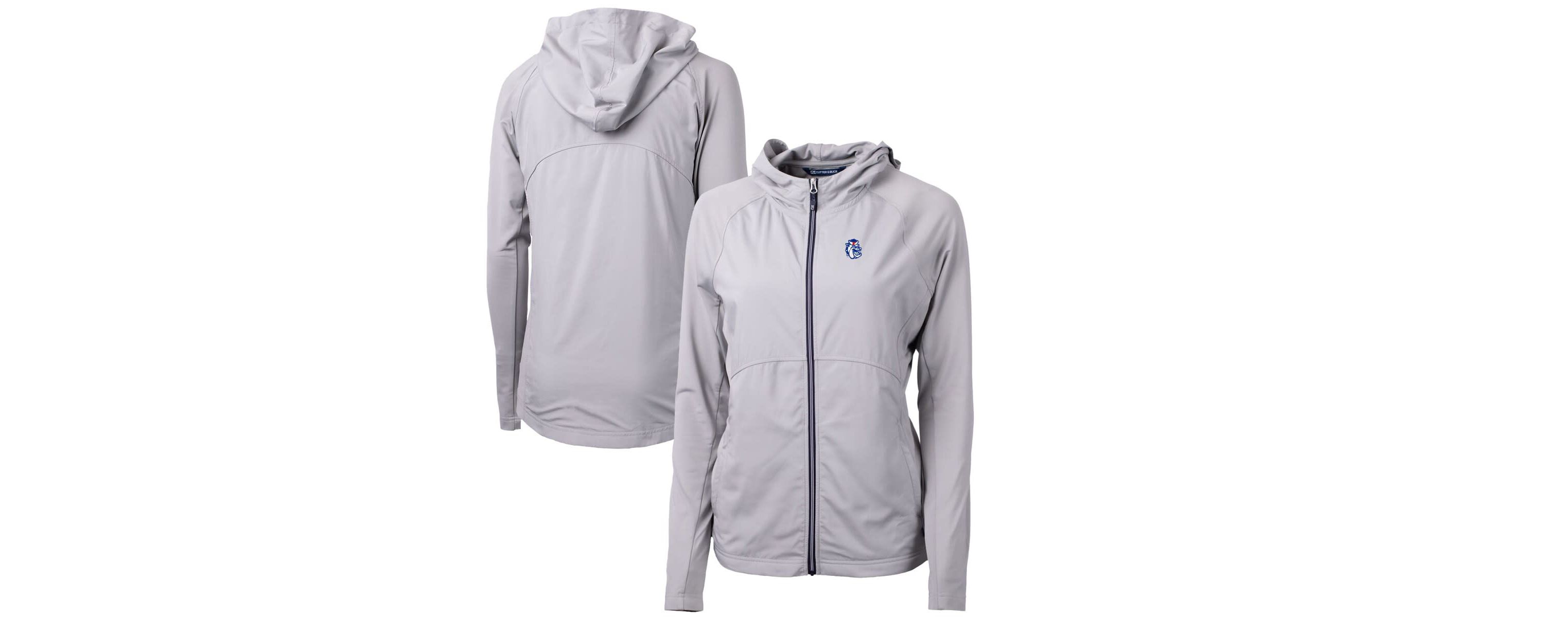 NCAA Fresno State Bulldogs Adapt Eco Knit Hybrid Recycled Full-Zip Hoodie