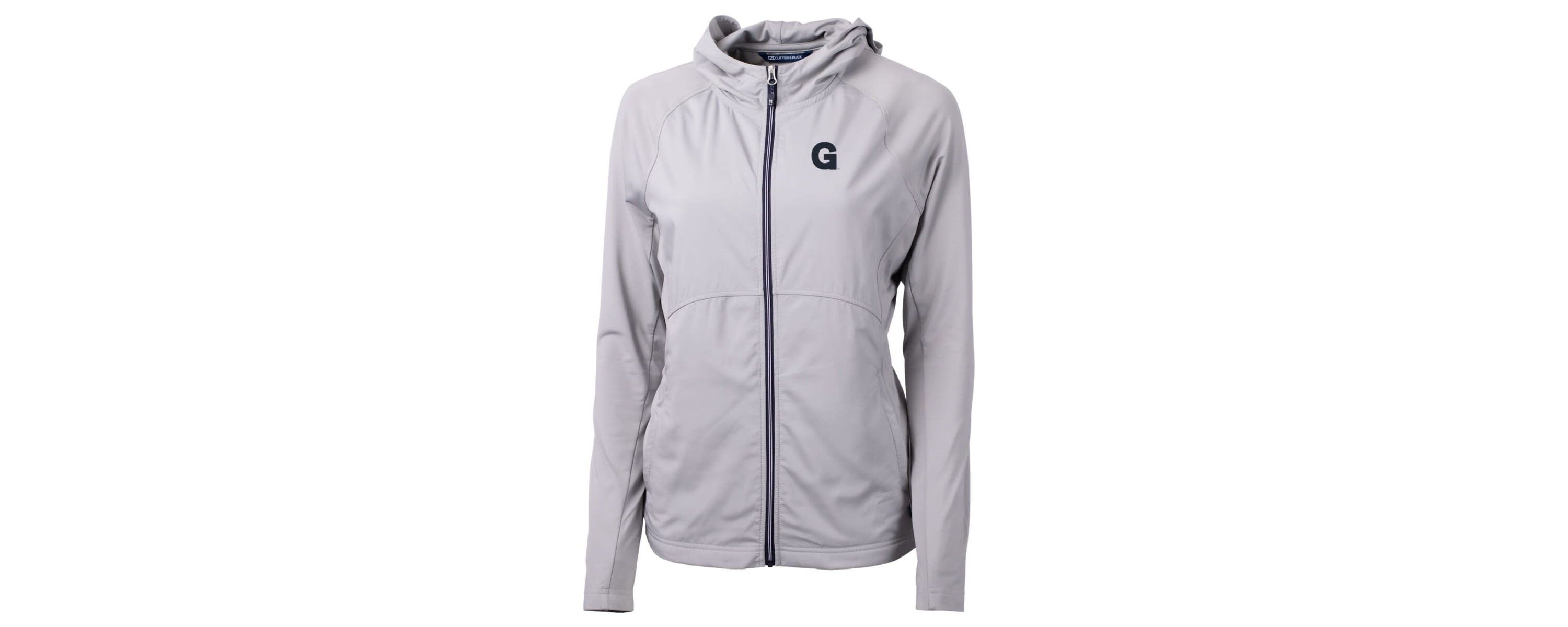 Gonzaga University Bulldogs NCAA Gonzaga Bulldogs Adapt Eco Knit Hybrid Recycled Full-Zip Hoodie