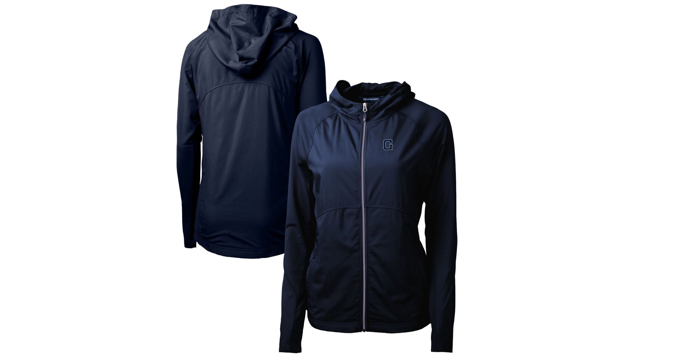 NCAA Georgetown Hoyas Adapt Eco Knit Hybrid Recycled Full-Zip Hoodie