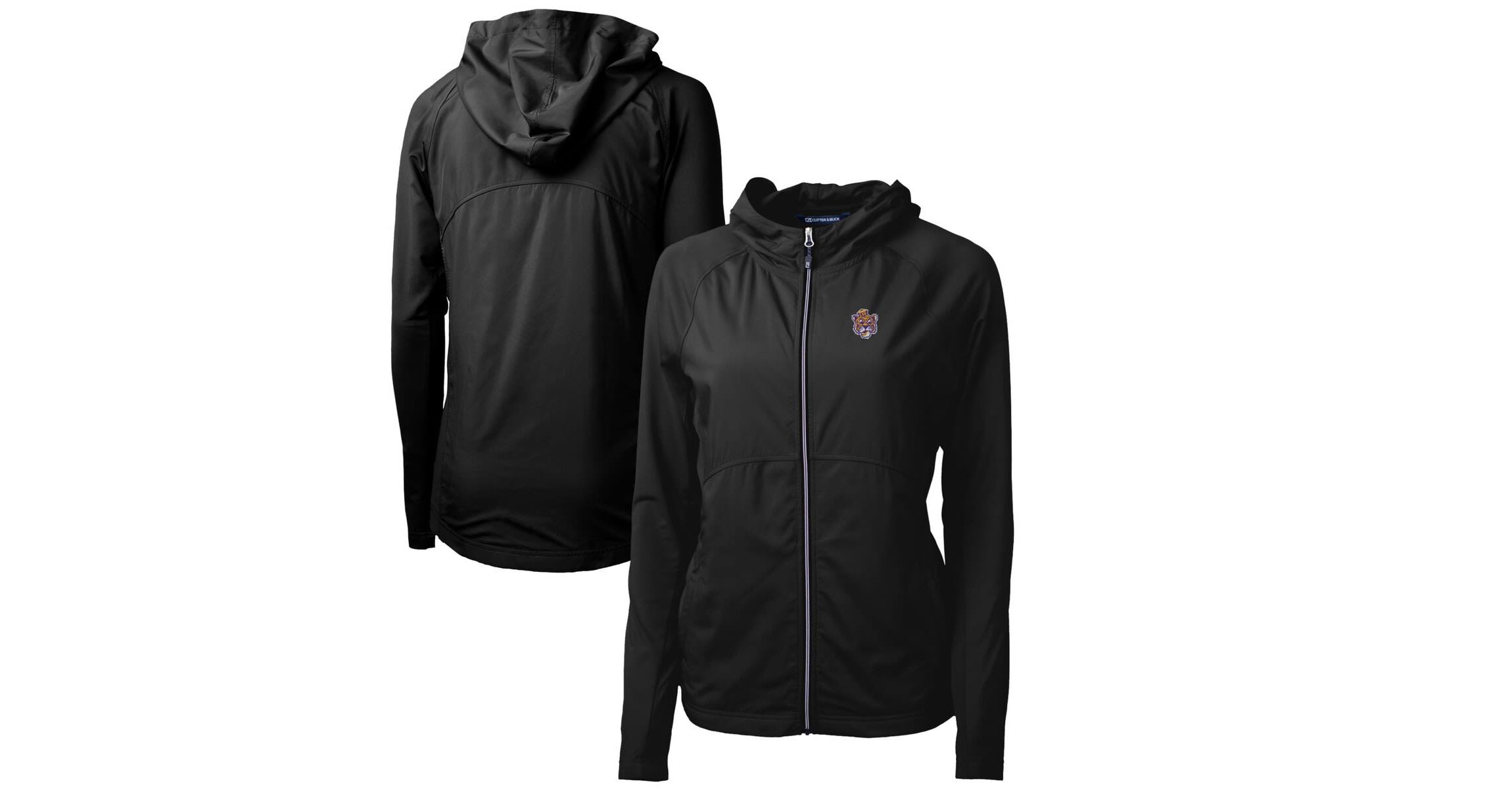 NCAA LSU Tigers Adapt Eco Knit Hybrid Recycled Full-Zip Hoodie