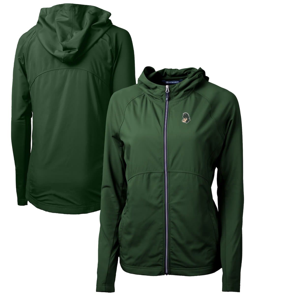 NCAA Michigan State Spartans Adapt Eco Knit Hybrid Recycled Full-Zip Hoodie