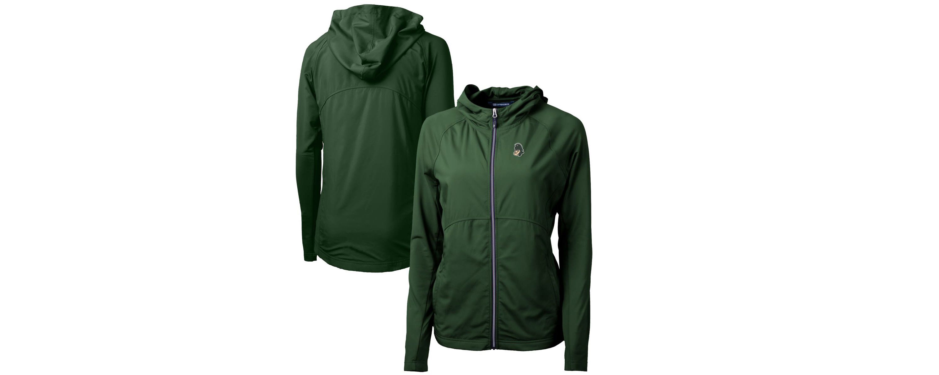 NCAA Michigan State Spartans Adapt Eco Knit Hybrid Recycled Full-Zip Hoodie