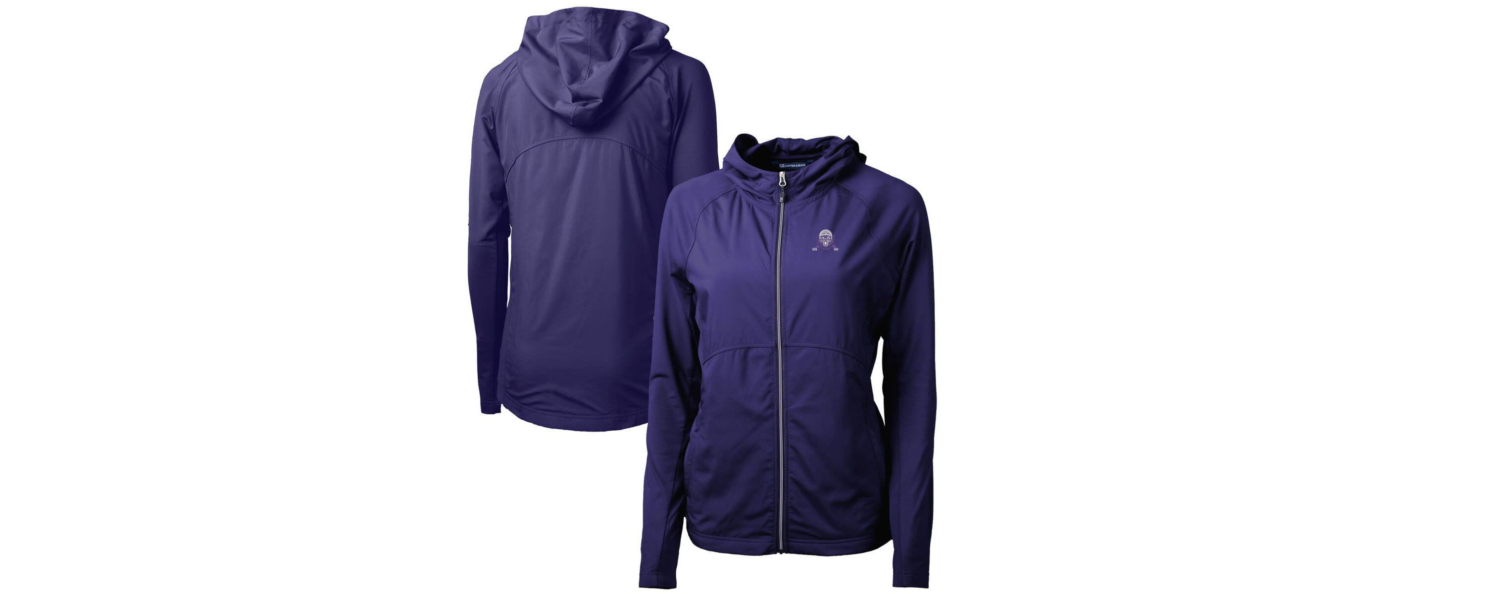 NCAA Northwestern Wildcats Adapt Eco Knit Hybrid Recycled Full-Zip Hoodie