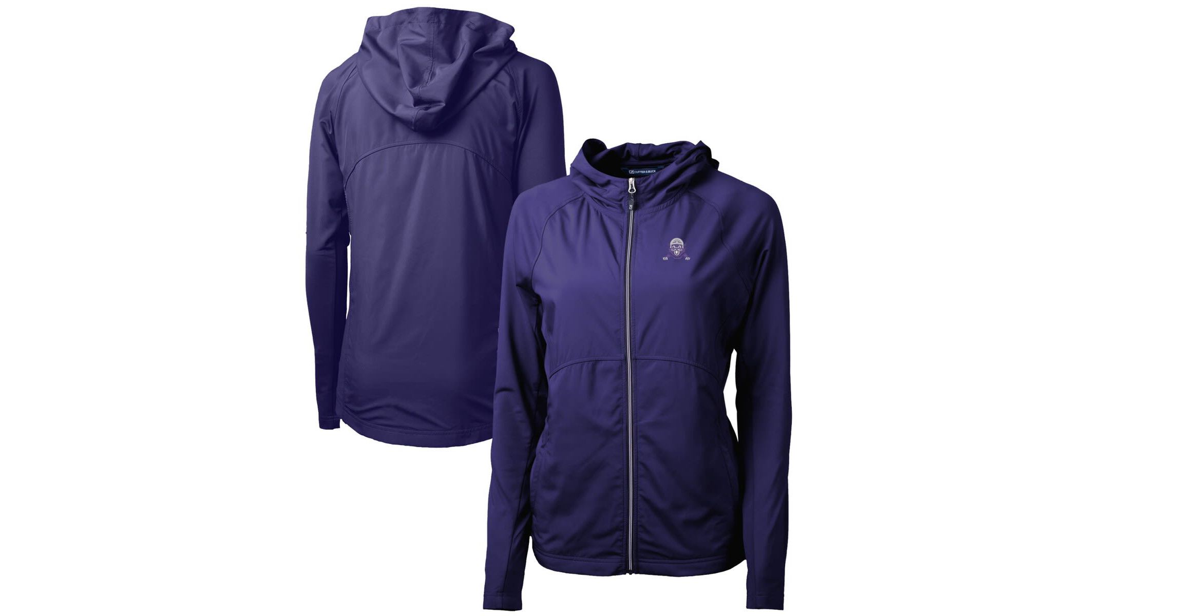 NCAA Northwestern Wildcats Adapt Eco Knit Hybrid Recycled Full-Zip Hoodie