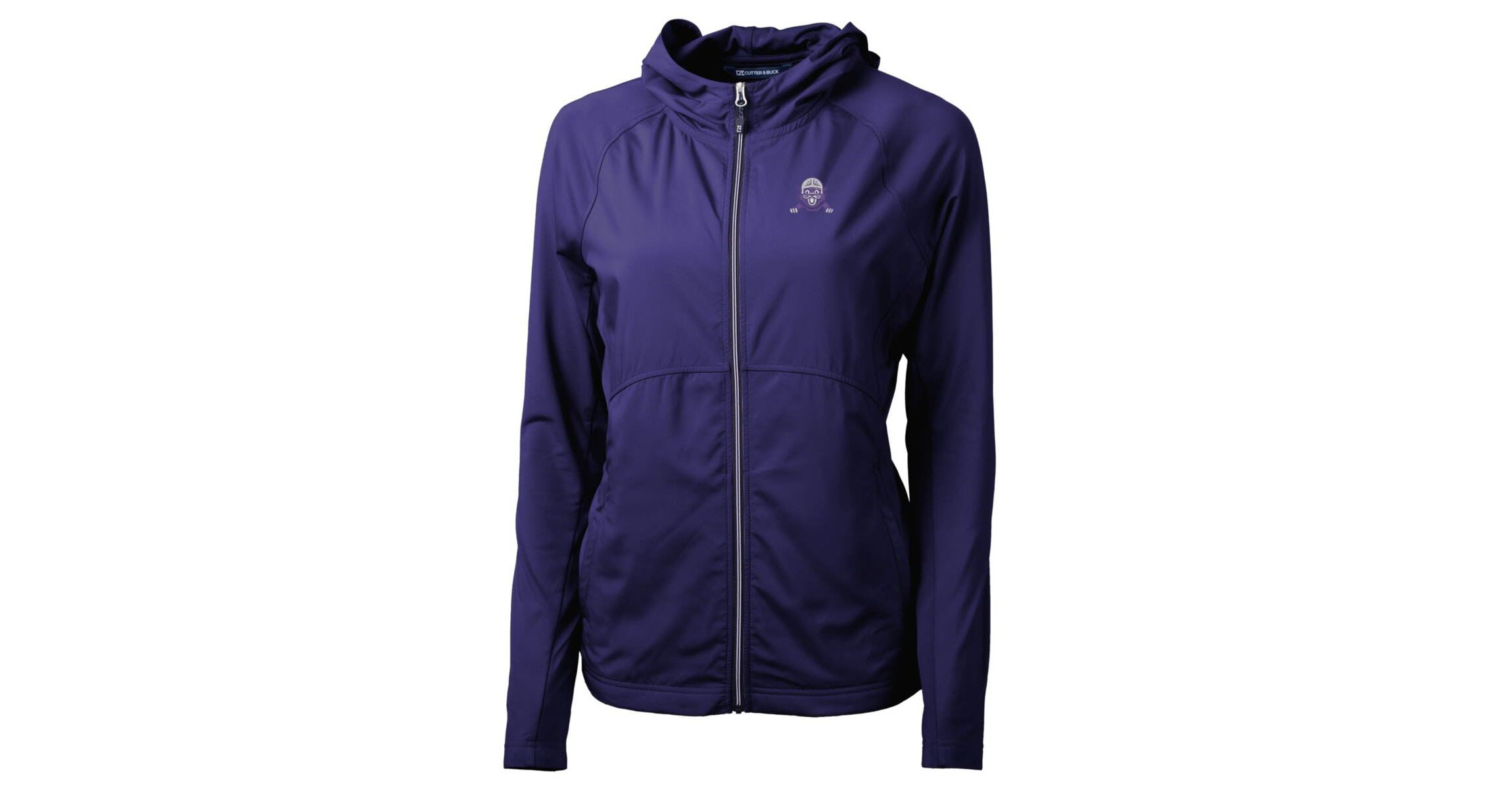 NCAA Northwestern Wildcats Adapt Eco Knit Hybrid Recycled Full-Zip Hoodie