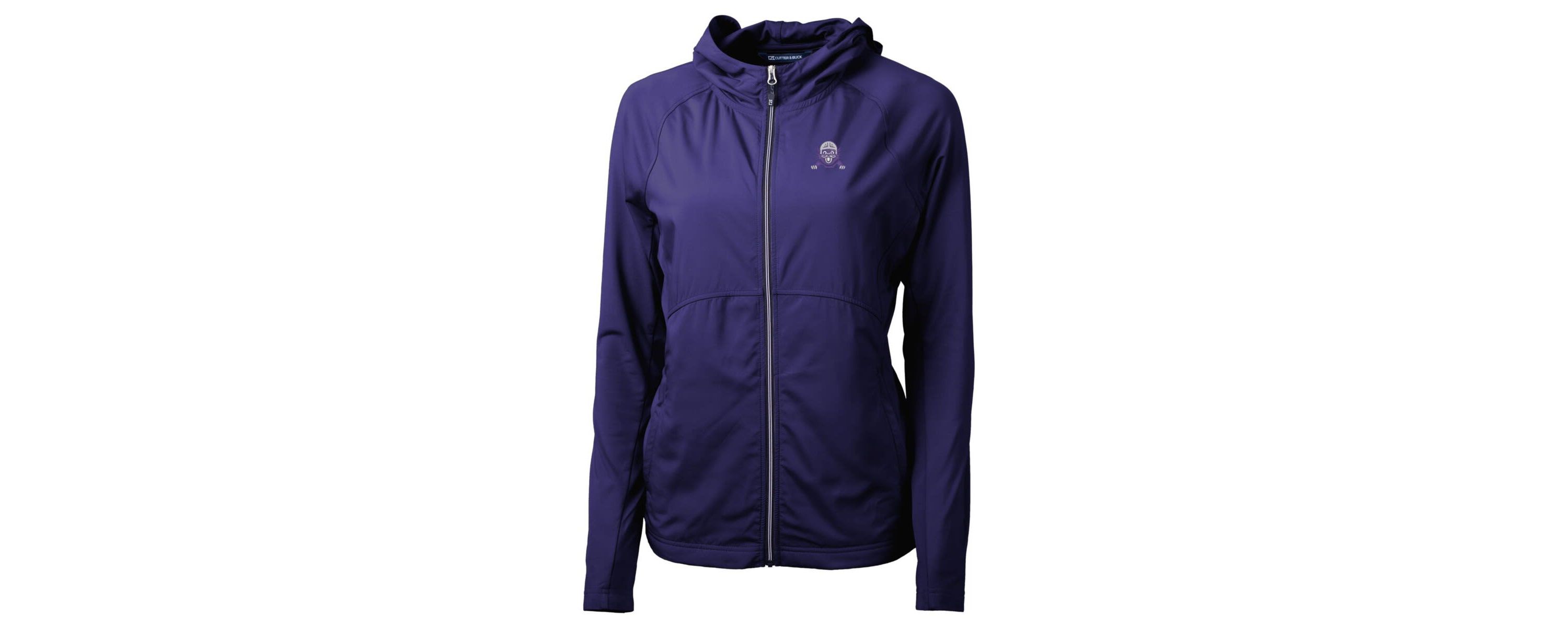 NCAA Northwestern Wildcats Adapt Eco Knit Hybrid Recycled Full-Zip Hoodie