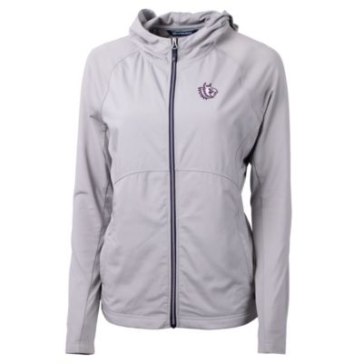 NCAA TCU Horned Frogs Adapt Eco Knit Hybrid Recycled Full-Zip Hoodie