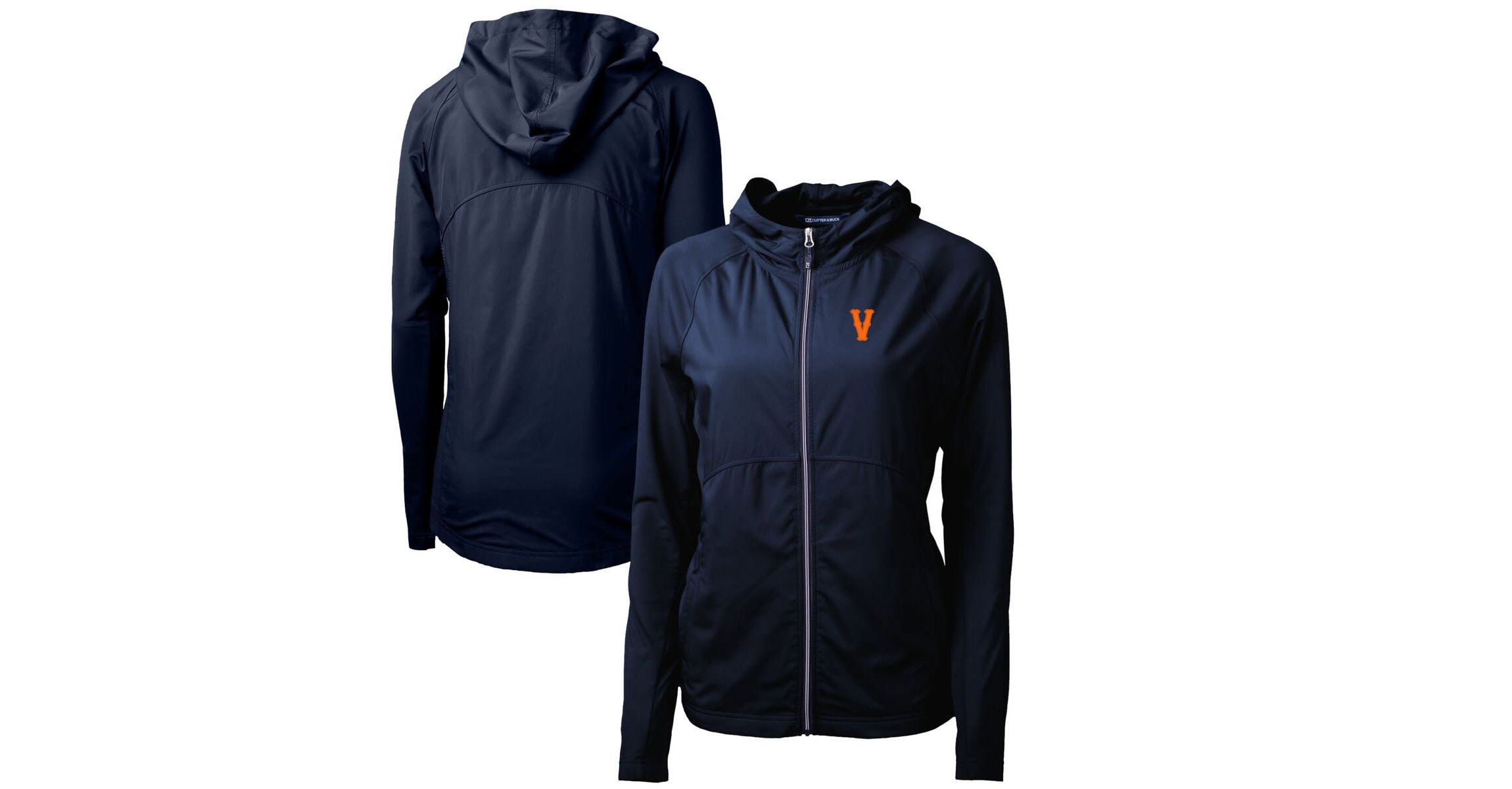 NCAA Virginia Cavaliers Vintage Adapt Eco Knit Hybrid Recycled Full-Zip Hoodie