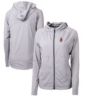 NCAA Washington State Cougars Adapt Eco Knit Hybrid Recycled Full-Zip Hoodie