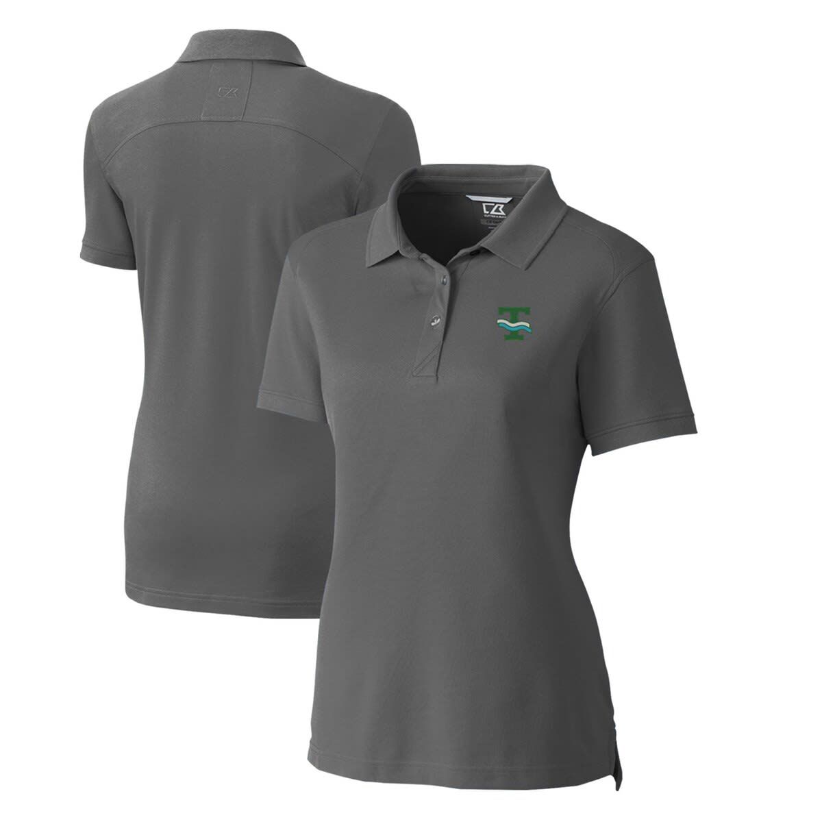 Tulane Green Wave NCAA Tulane Wave Advantage Tri-Blend Pique Polo