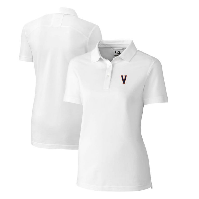 NCAA Virginia Cavaliers Vintage Advantage Tri-Blend Pique Polo