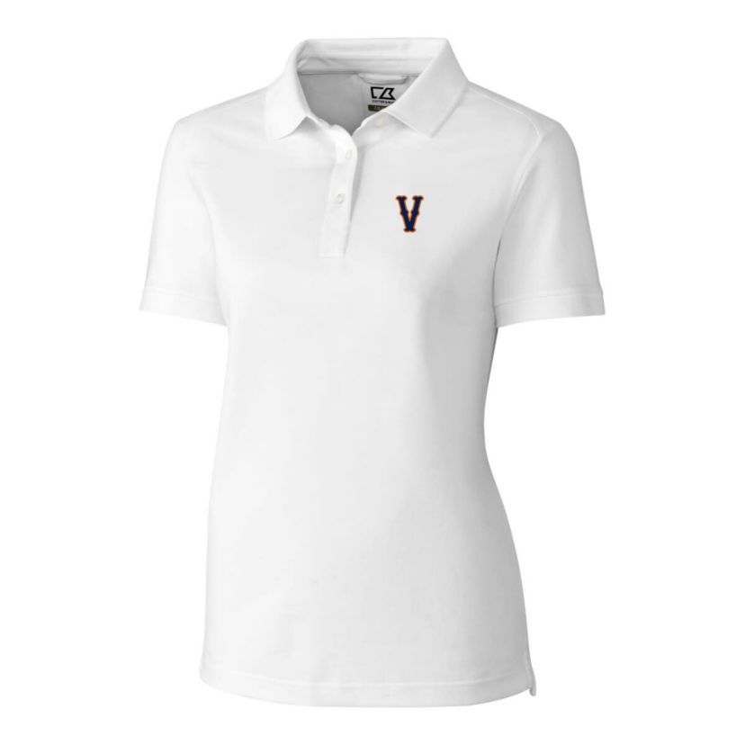 NCAA Virginia Cavaliers Vintage Advantage Tri-Blend Pique Polo