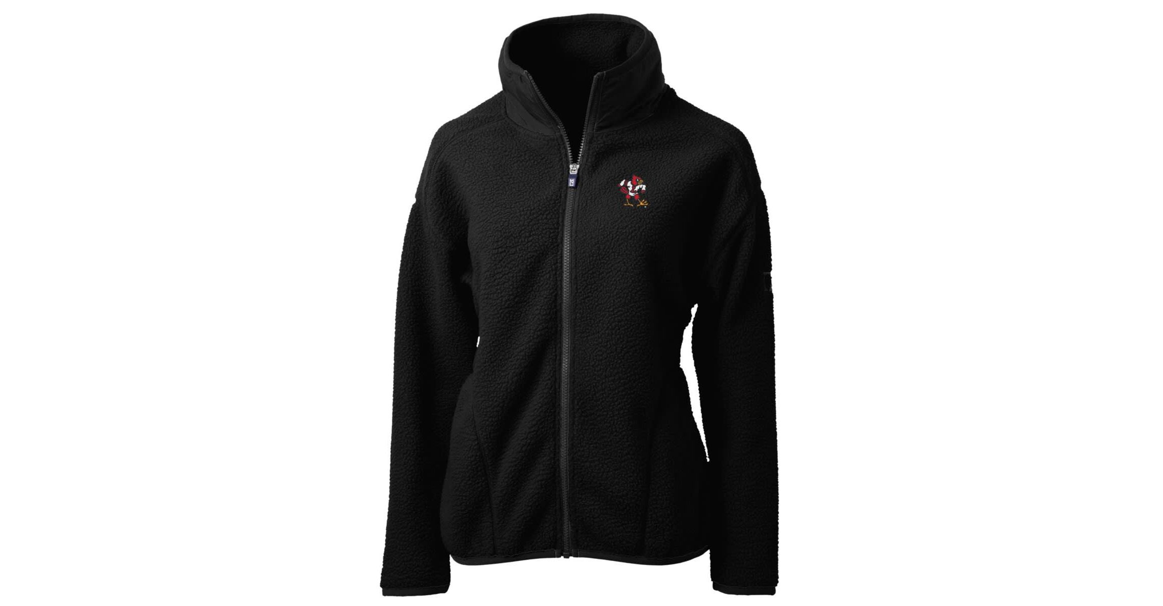 NCAA Louisville Cardinals Cascade Eco Sherpa Full-Zip Fleece Jacket