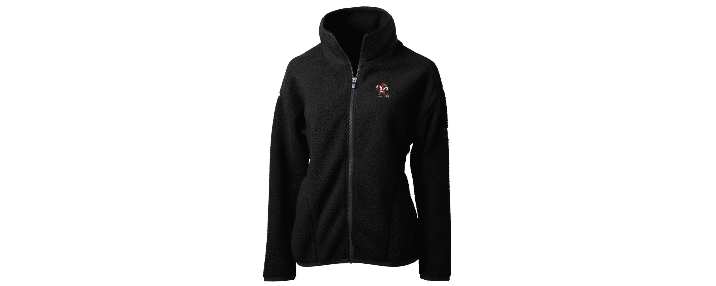 NCAA Louisville Cardinals Cascade Eco Sherpa Full-Zip Fleece Jacket