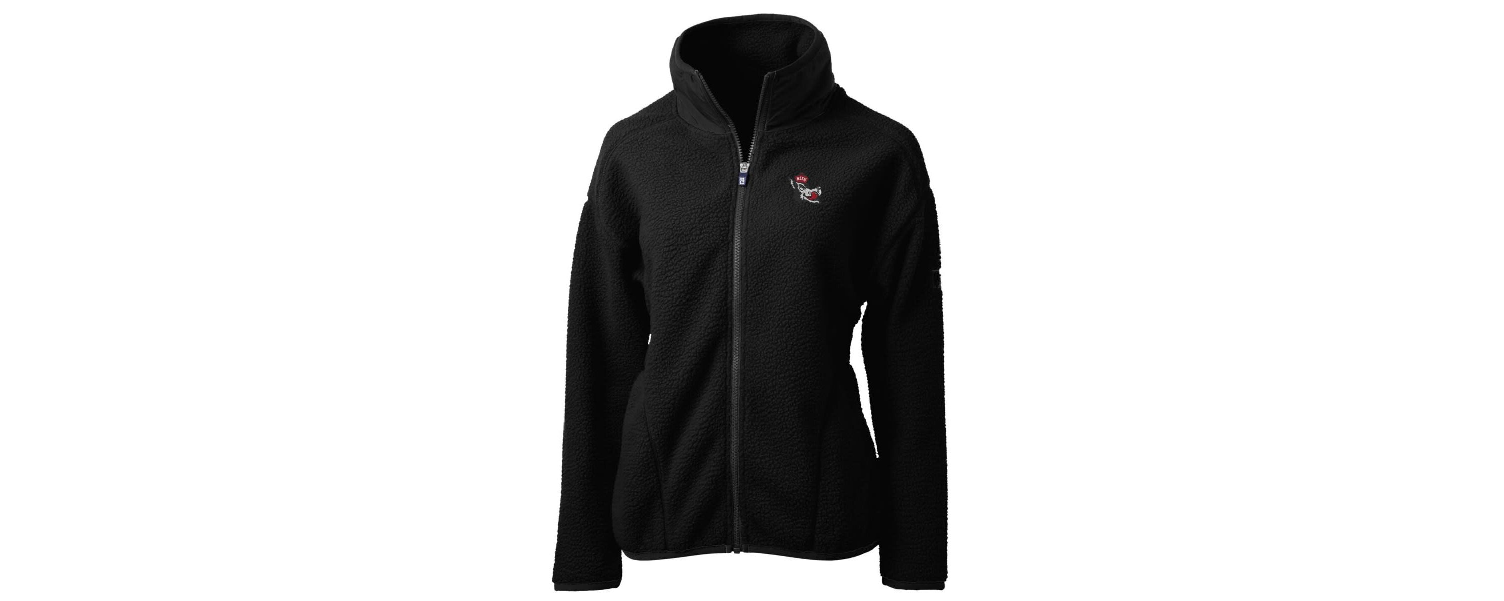 NCAA NC State Wolfpack Cascade Eco Sherpa Full-Zip Fleece Jacket