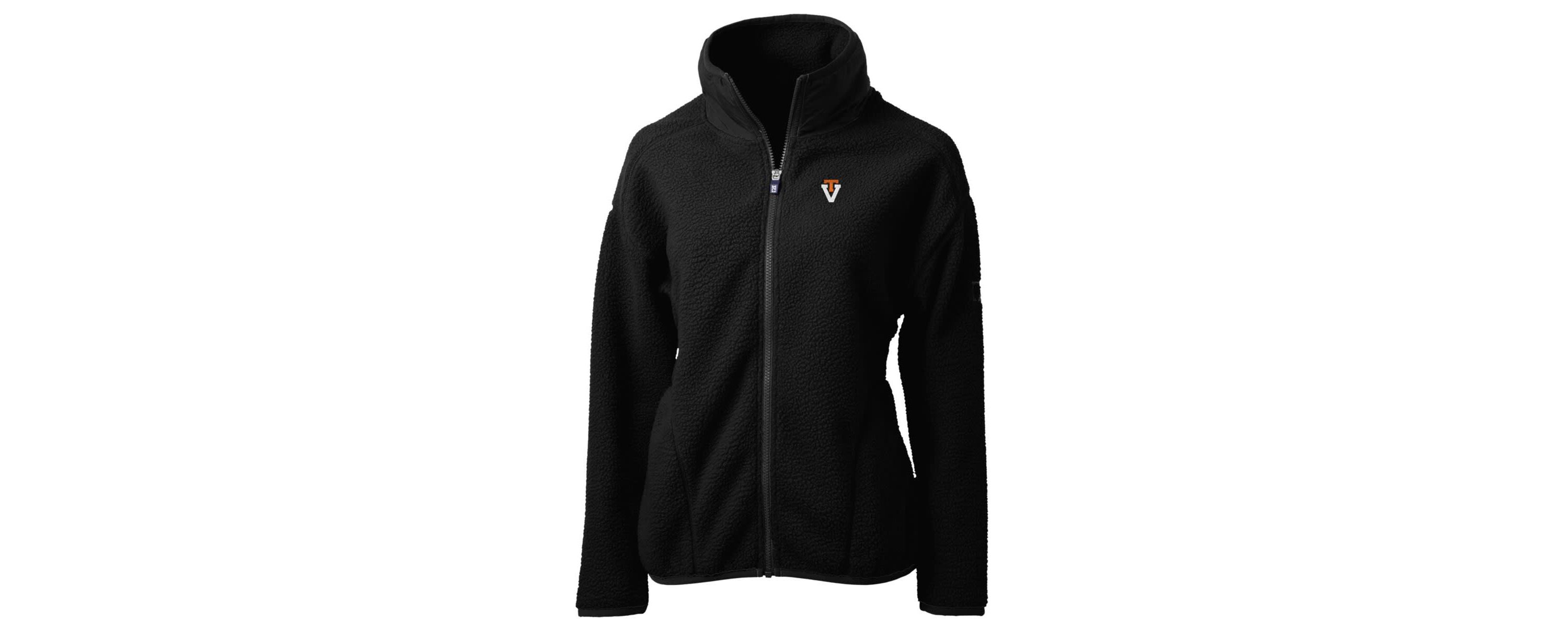 NCAA Virginia Tech Hokies Cascade Eco Sherpa Full-Zip Fleece Jacket