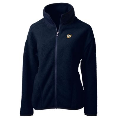 NCAA West Virginia Mountaineers Cascade Eco Sherpa Full-Zip Fleece Jacket