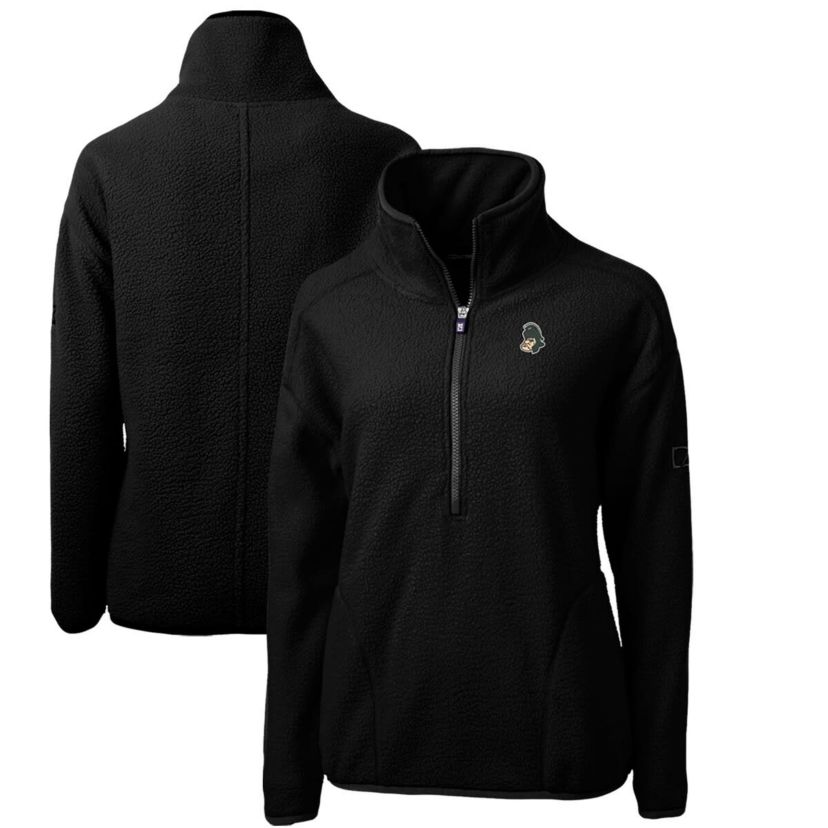 NCAA Michigan State Spartans Cascade Eco Sherpa Fleece Half-Zip Pullover Jacket