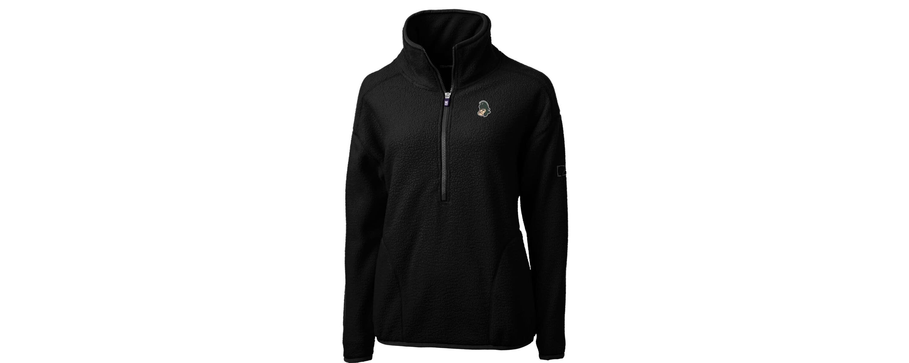 NCAA Michigan State Spartans Cascade Eco Sherpa Fleece Half-Zip Pullover Jacket