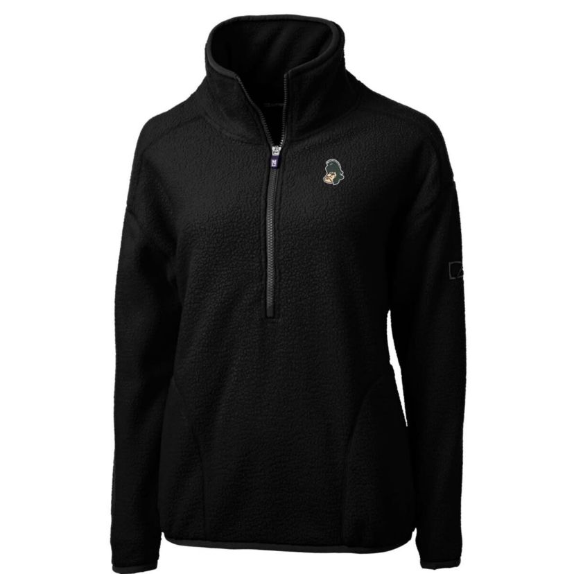 NCAA Michigan State Spartans Cascade Eco Sherpa Fleece Half-Zip Pullover Jacket