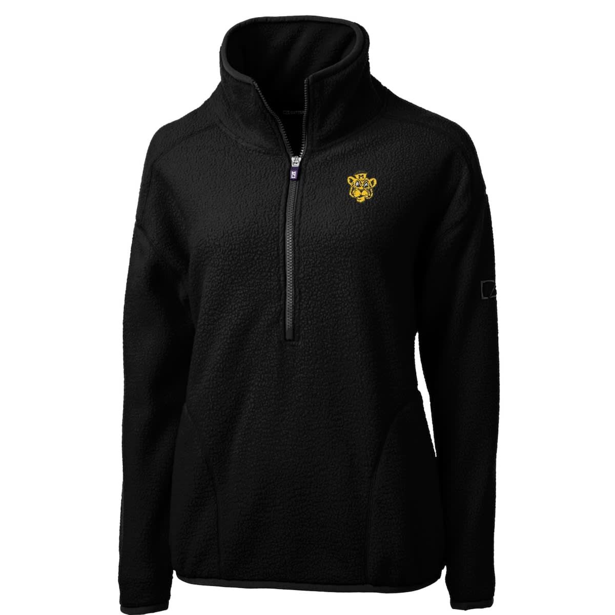 NCAA Missouri Tigers Cascade Eco Sherpa Fleece Half-Zip Pullover Jacket