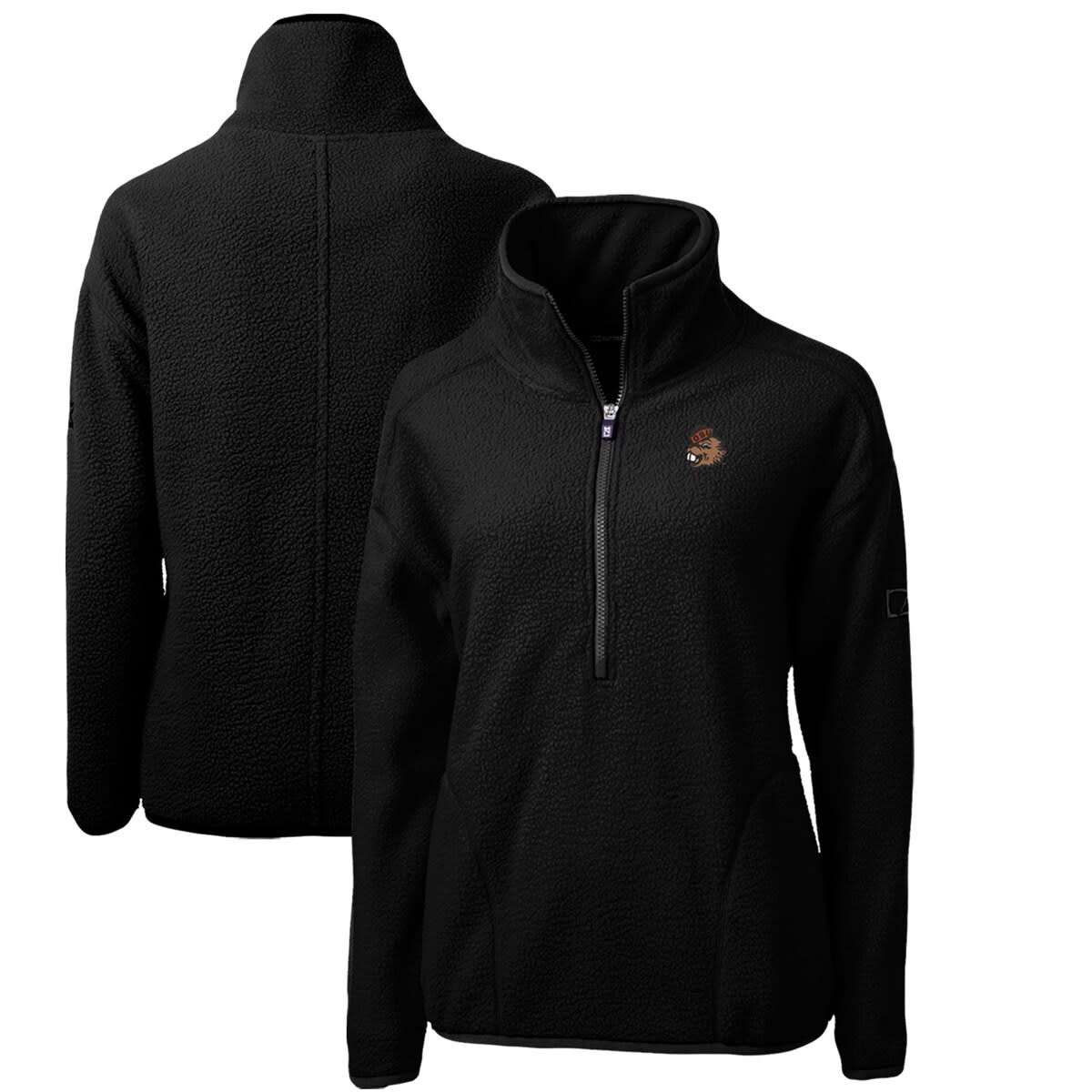 NCAA Oregon State Beavers Cascade Eco Sherpa Fleece Half-Zip Pullover Jacket
