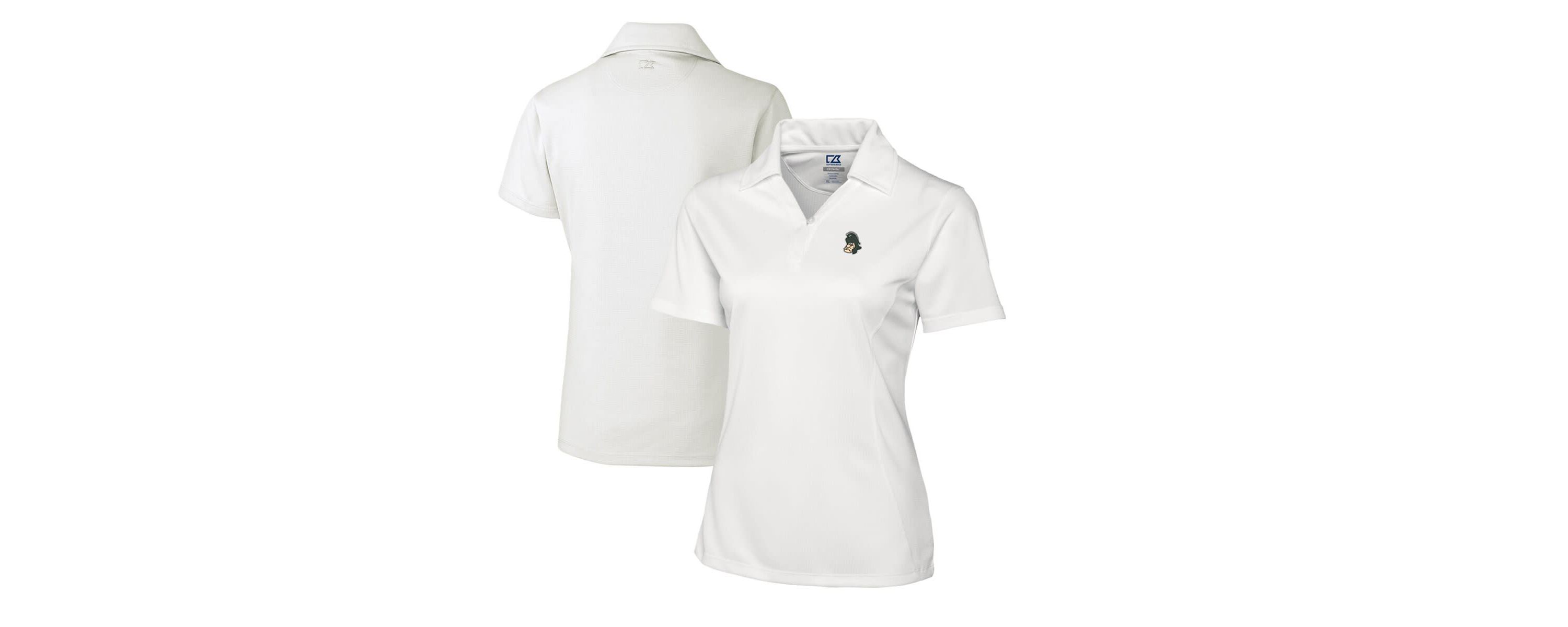 NCAA Michigan State Spartans CB DryTec Genre Textured Solid Polo