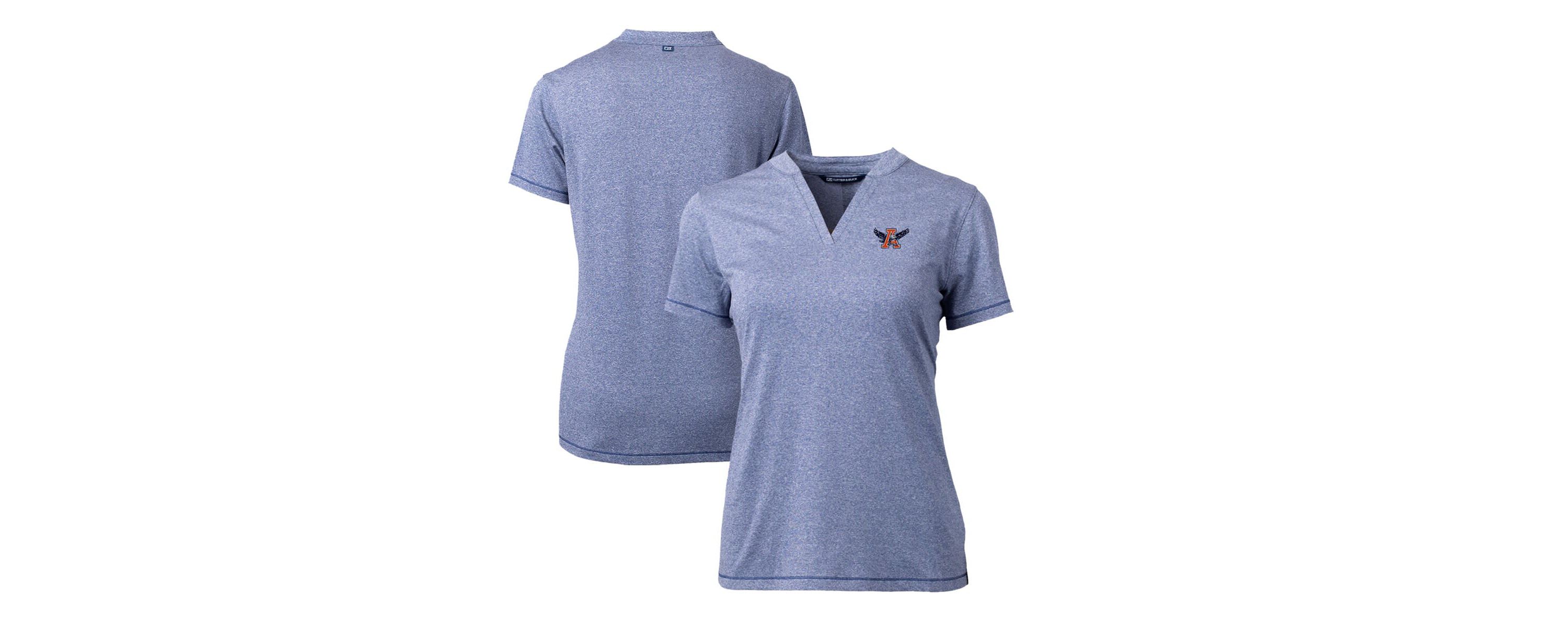 NCAA Auburn Tigers Forge Stretch Blade V-Neck Top