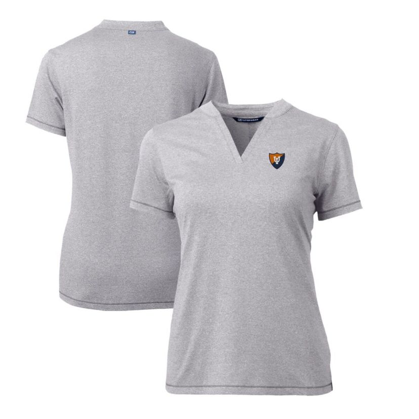 NCAA Illinois Fighting Illini Forge Stretch Blade V-Neck Top