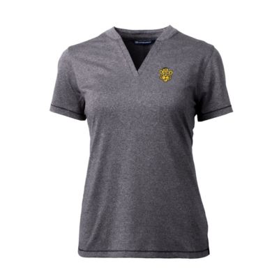 NCAA Heather Missouri Tigers Forge Stretch Blade V-Neck Top