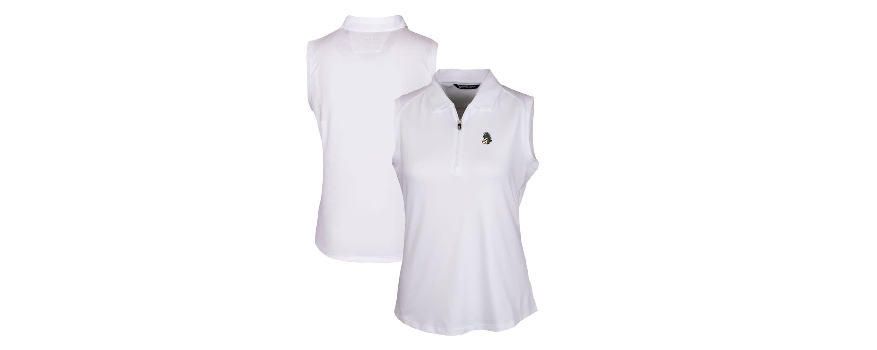 NCAA Michigan State Spartans Forge Stretch Sleeveless Polo
