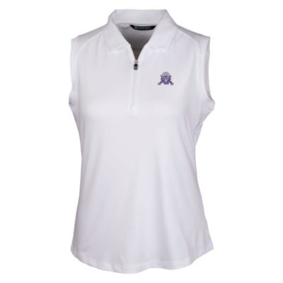 NCAA Northwestern Wildcats Forge Stretch Sleeveless Polo