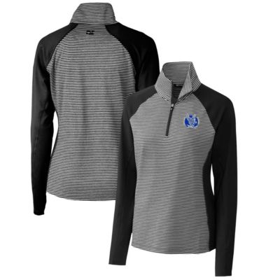 NCAA Air Force Falcons Forge Tonal Stripe Stretch Half-Zip Pullover Top