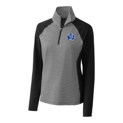 NCAA Air Force Falcons Forge Tonal Stripe Stretch Half-Zip Pullover Top