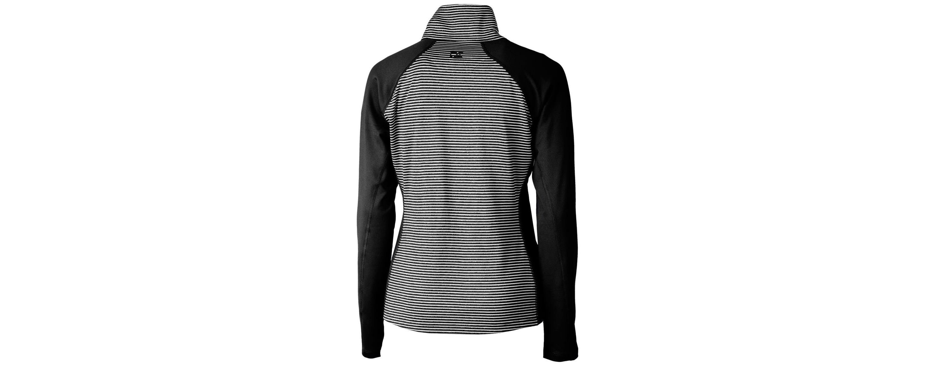 NCAA Arkansas Razorbacks Forge Tonal Stripe Stretch Half-Zip Pullover Top