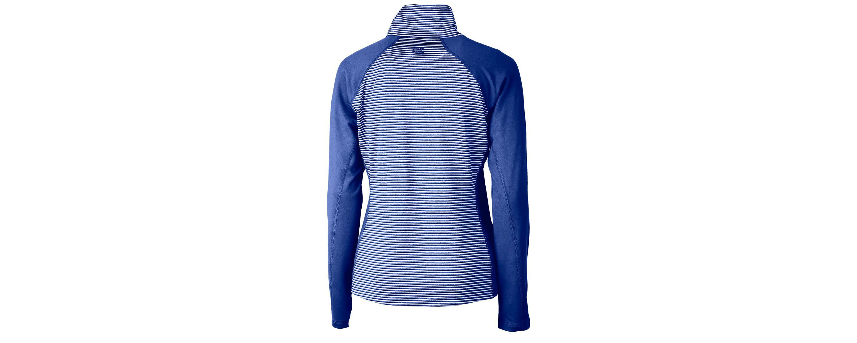 NCAA Florida Gators Forge Tonal Stripe Stretch Half-Zip Pullover Top