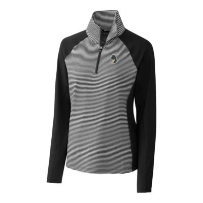 NCAA Michigan State Spartans Forge Tonal Stripe Stretch Half-Zip Pullover Top