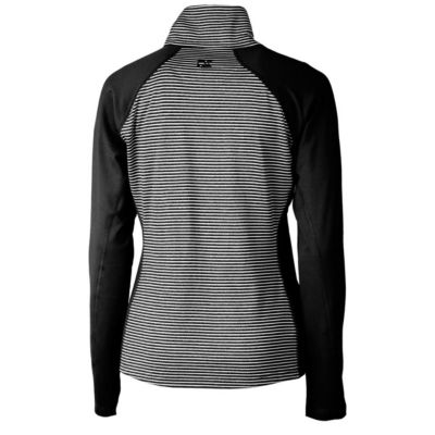 NCAA Michigan State Spartans Forge Tonal Stripe Stretch Half-Zip Pullover Top