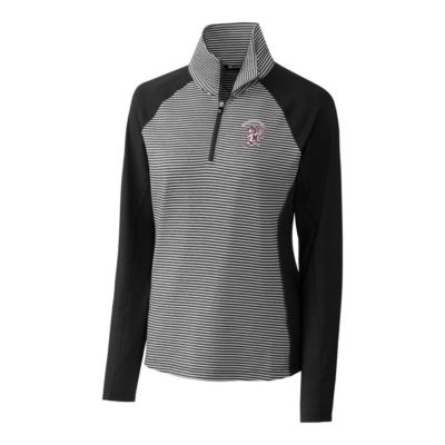 NCAA Mississippi State Bulldogs Forge Tonal Stripe Stretch Half-Zip Pullover Top