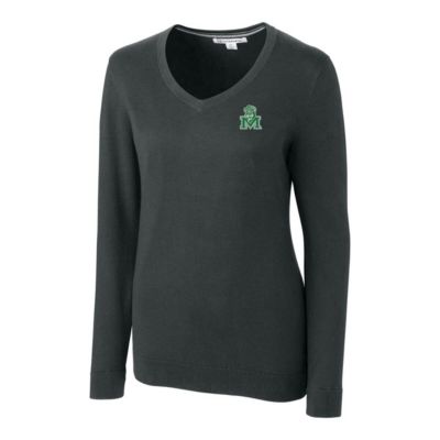 NCAA Marshall Thundering Herd Lakemont Tri-Blend V-Neck Pullover Sweater