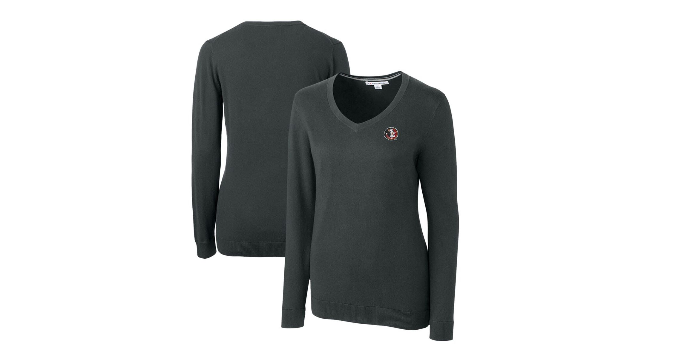 NCAA Florida State Seminoles Lakemont Tri-Blend V-Neck Pullover Sweater