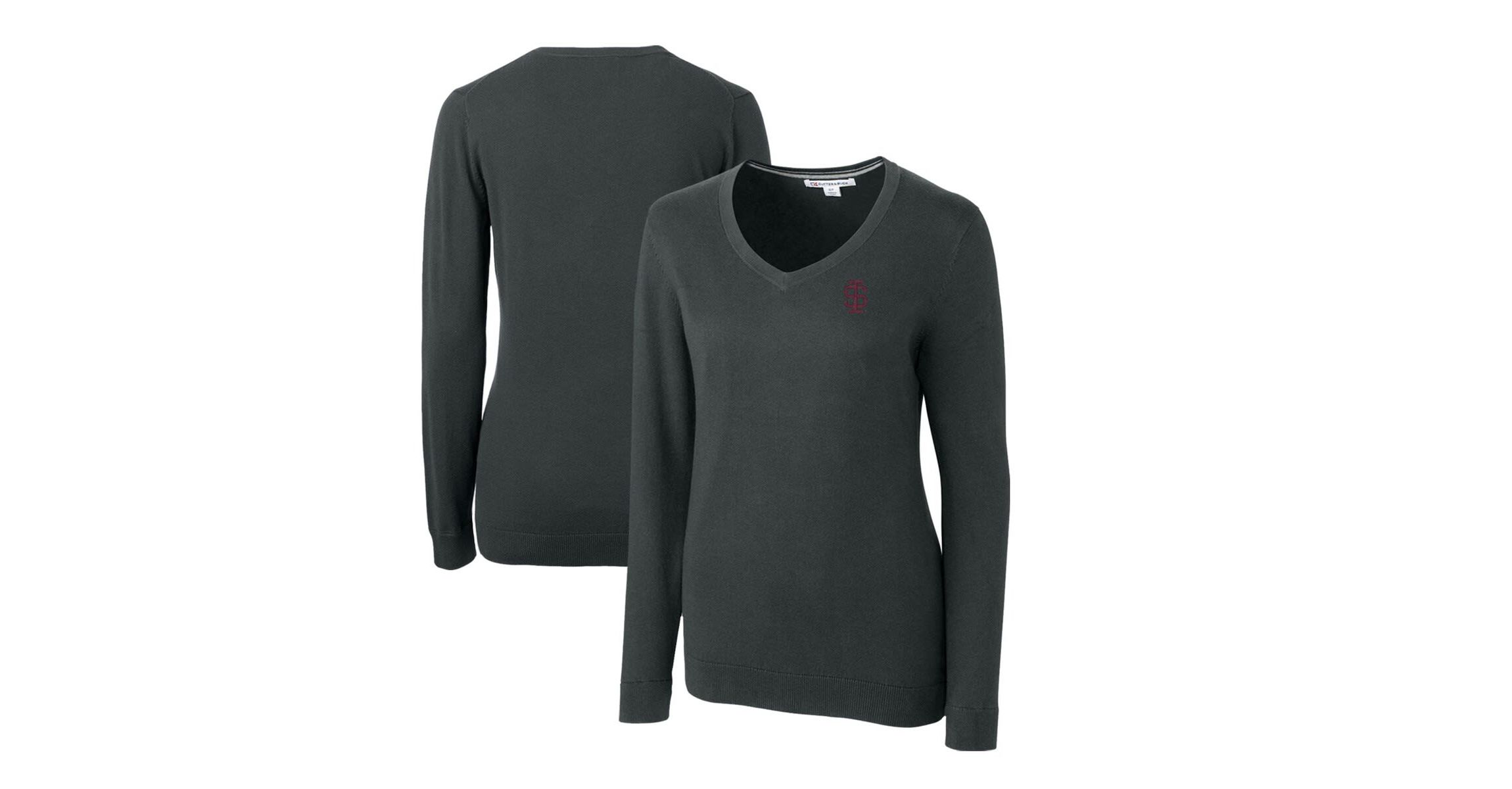 NCAA Southern Illinois Salukis Lakemont Tri-Blend V-Neck Pullover Sweater