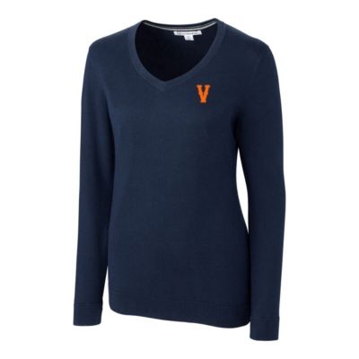 NCAA Virginia Cavaliers Vintage Lakemont Tri-Blend V-Neck Pullover Sweater